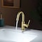 Kibi Circular Single Handle High-Arc Bathroom Sink Faucet C-KBF1021BG-KPW100BG - alternate 10